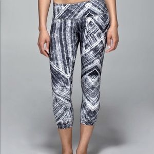 Lululemon Wunder Under Crop Full- On Luon Leggings